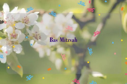 Bas Mitzvah