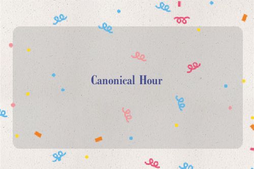 Canonical Hour
