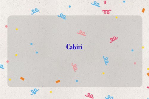 Cabiri